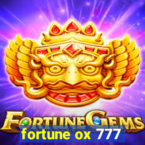 fortune ox 777